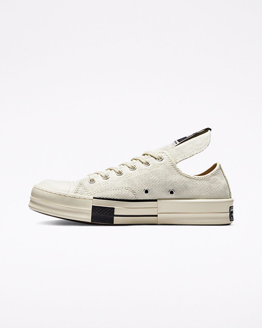 Converse x DRKSHDW DRKSTAR Chuck 70 Lave Sko Herre Hvite Svarte | 872WXRIZE