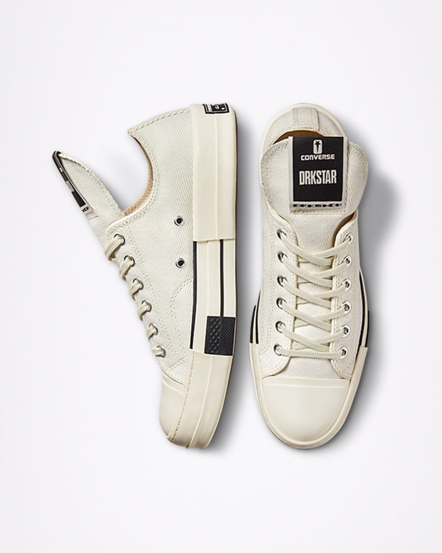 Converse x DRKSHDW DRKSTAR Chuck 70 Lave Sko Herre Hvite Svarte | 872WXRIZE
