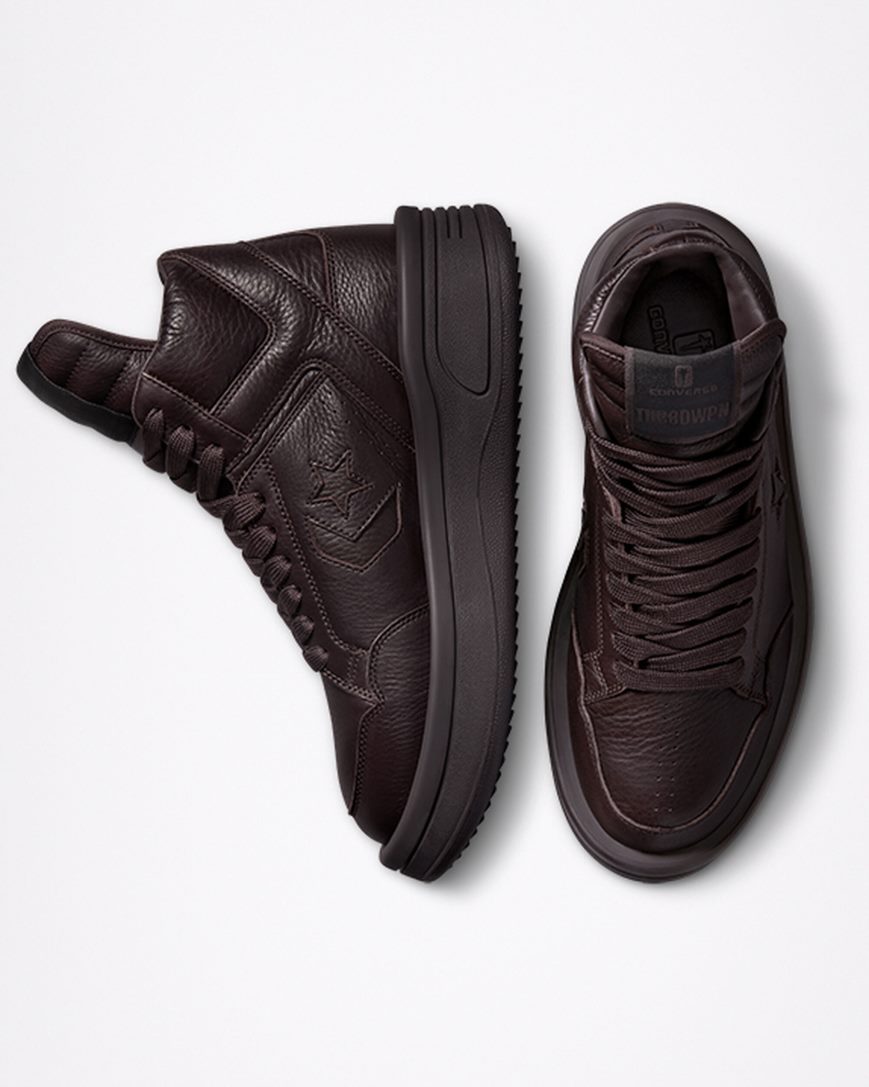 Converse x DRKSHDW TURBOWPN Høye Sko Herre Sjokolade | 607LBTCAO