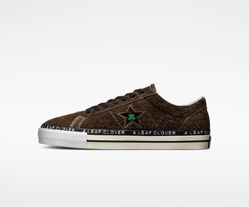 Converse x Patta Four-Leaf Clover One Star Pro Lave Sko Herre Olivengrønne Hvite | 157TECDHM