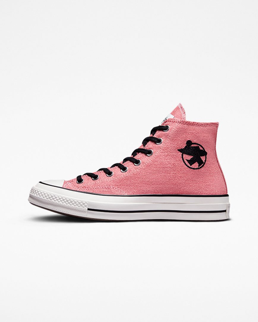 Converse x Stüssy Chuck 70 Høye Sko Herre Lilla Svarte | 524UFEKJA